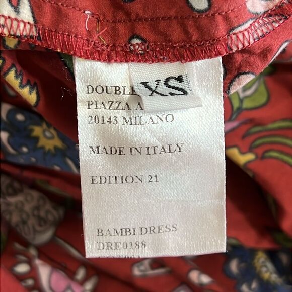 La Double J Bambi Dress in Babe Bordeaux Size Small - Picture 13 of 13